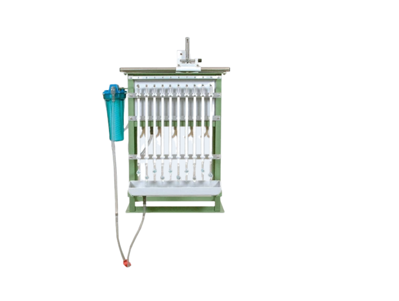 Laboratory equipment for measuring soil permeability in undisturbed soil samples