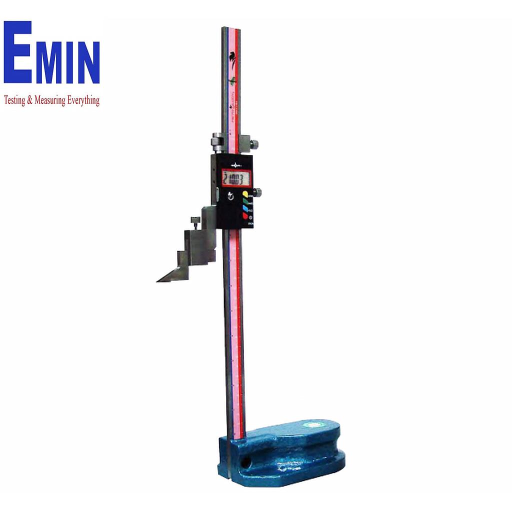 Mechanical vernier height gauge used for precision height measurement on a flat reference surface