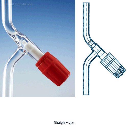 Laboratory stopcocks for glassware and flow control applications