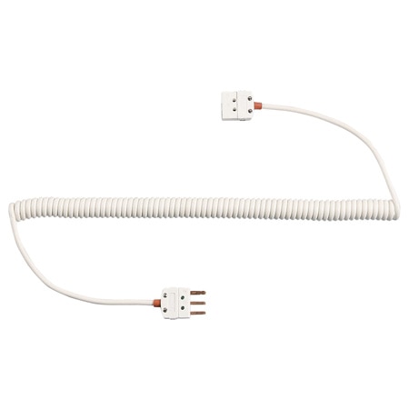 Temperature measurement cable and patch cord assembly for sensor connections