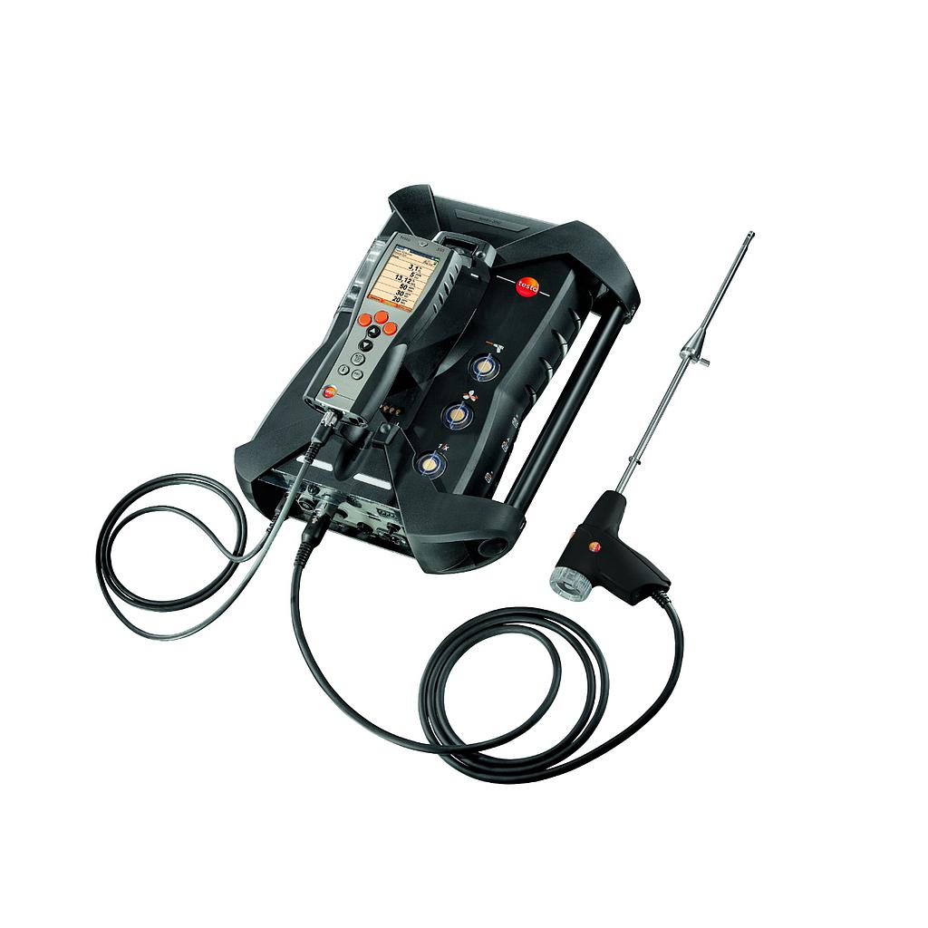 Technician inspection support for a combustion and emission gas analyzer