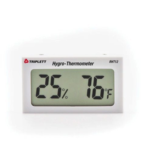 Temperature and humidity display instrument for industrial monitoring