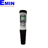 Technician handling a conductivity meter during inspection and repair