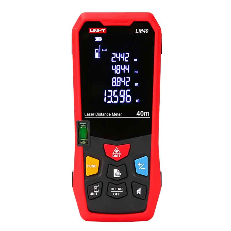 Technician support for handheld distance meter repair and inspection