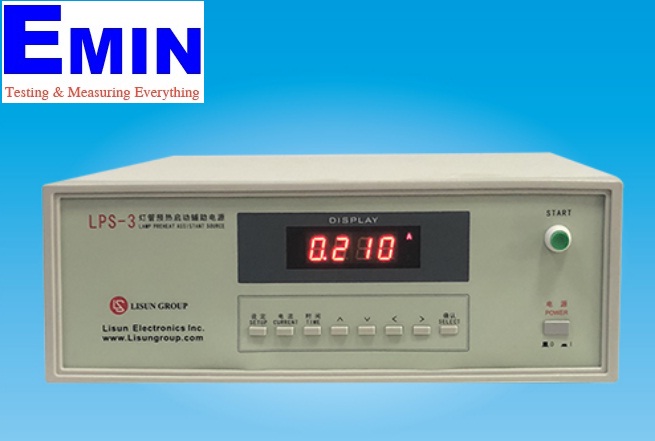 Instrument setup for fluorescent lamp and ballast electrical testing
