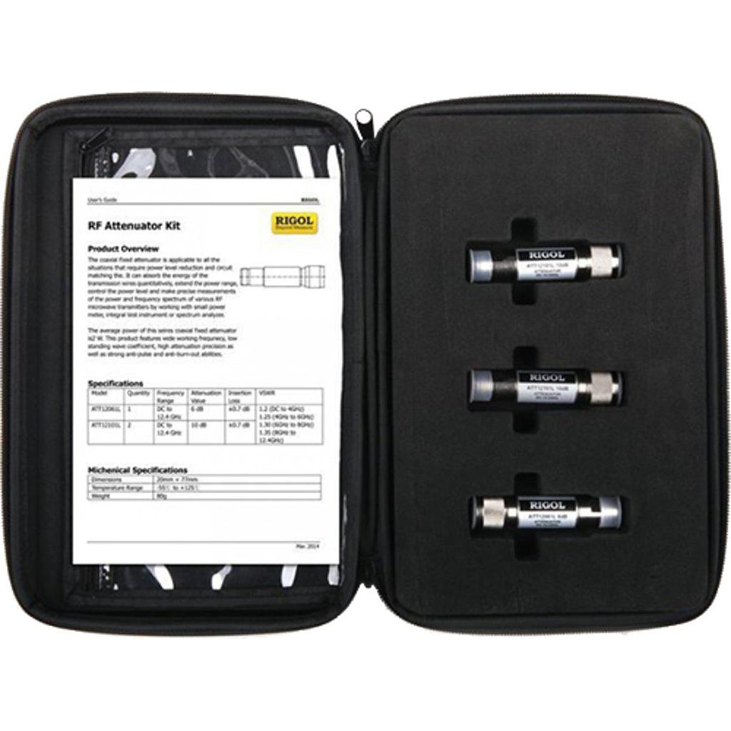 RF attenuator components for telecommunication and measurement applications