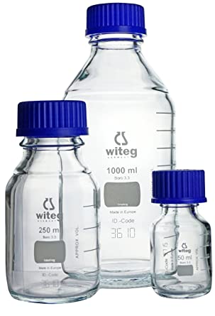 Laboratory and technical bottles for liquid storage and dispensing