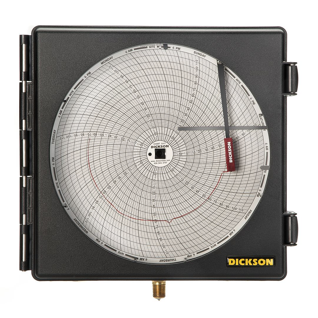 Pressure data logging instrument used for monitoring and recording pressure over time