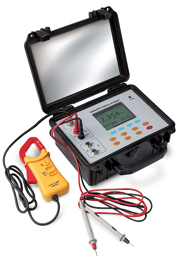 Battery testing and inspection service for electrical measuring instruments
