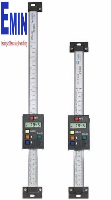 Industrial digital measuring instrument for linear length and position measurement
